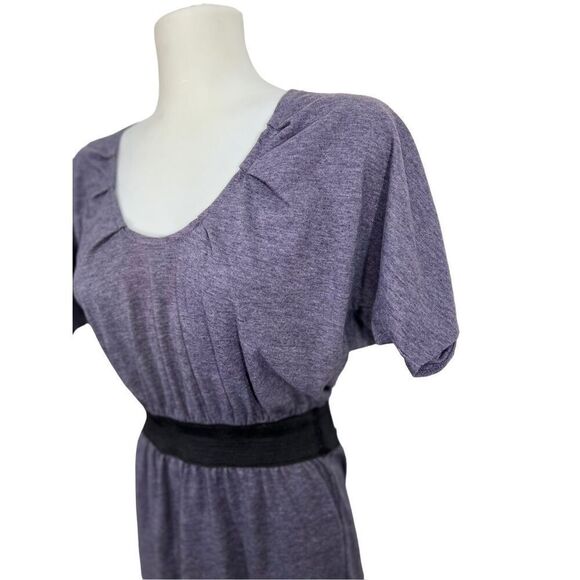 Element Purple Dress Size Small Short Sleeve Open Back Casual Boho Stretchy - Picture 7 of 11